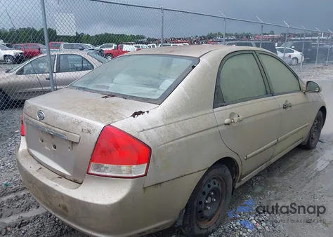 2007 Kia Spectra Ex из США, поврежденный, VIN KNAFE121375386446